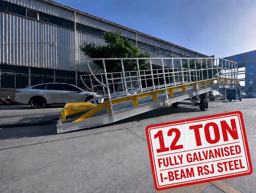 Galvanised container lorry - galvanised,