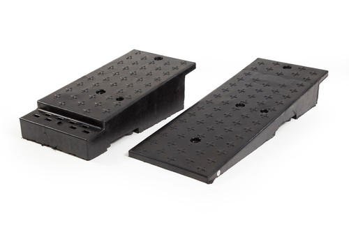 Rubber shipping container ramp - shipping,