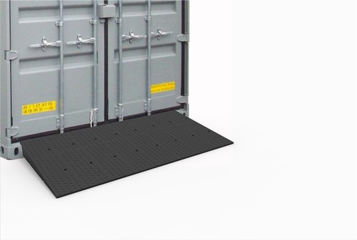 Container ramp rubber - container,